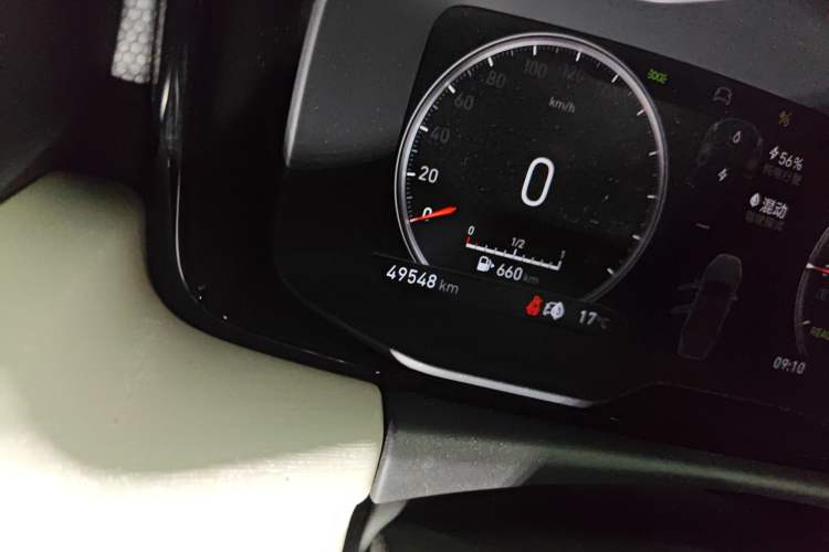 Used Lynk & Co 02 New Energy 2019 1.5T PHEV Pro Odometer Close Up