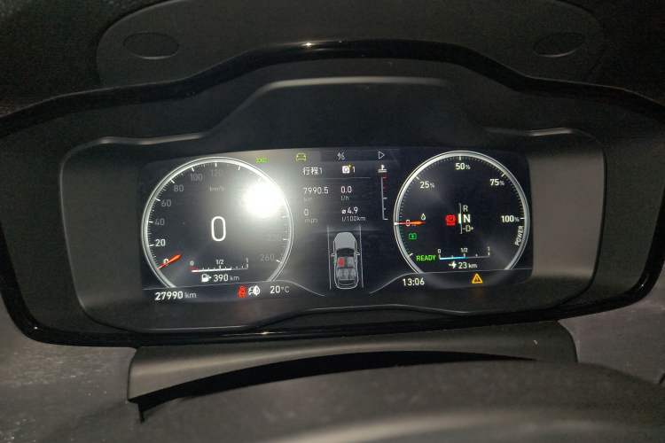 Used Lynk & Co 02 New Energy 2019 1.5T PHEV Pro Odometer Close Up
