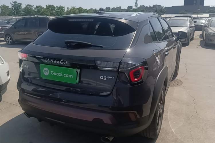 Used Lynk & Co 02 New Energy 2021 1.5T PHEV Plus Rear Right 45 Deg
