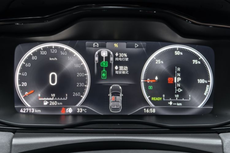Used Lynk & Co 02 New Energy 2021 1.5T PHEV Plus Odometer Close Up