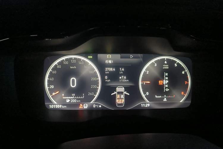 Used Lynk & Co 03 2018 1.5TD DCT JingPro Edition China V Standard Instrument Cluster