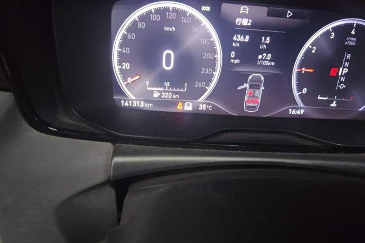 Used Lynk & Co 03 2018 1.5TD DCT JingPro Edition China V Standard Odometer Close Up