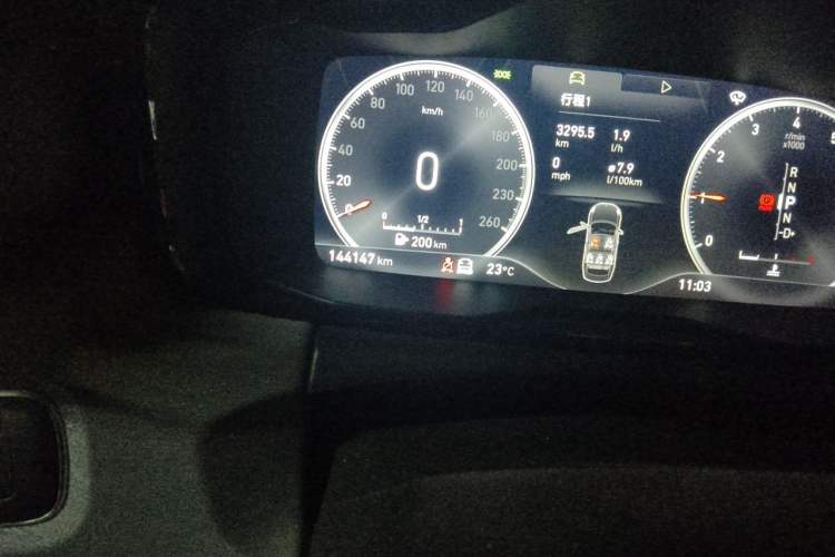 Used Lynk & Co 03 2018 1.5TD DCT JingPro Edition China V Standard Odometer Close Up