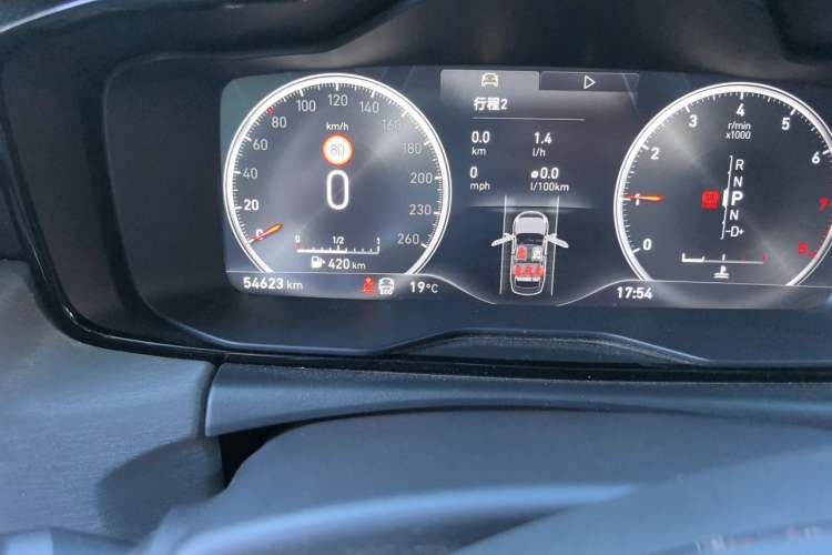 Used Lynk & Co 03 2018 1.5TD DCT Pro Version China V Standard Odometer Close Up