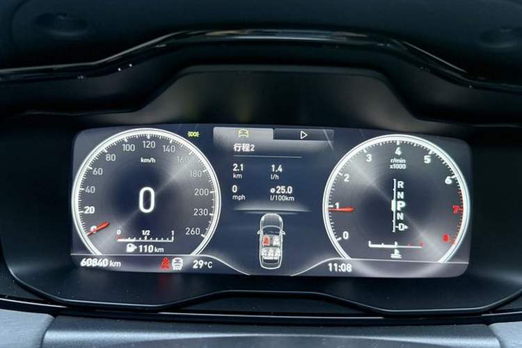 Used Lynk & Co 03 2018 1.5TD DCT JingPro Edition China V Standard Odometer Close Up