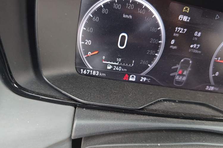 Used Lynk & Co 03 2018 1.5TD DCT JingPro Edition China V Standard Odometer Close Up