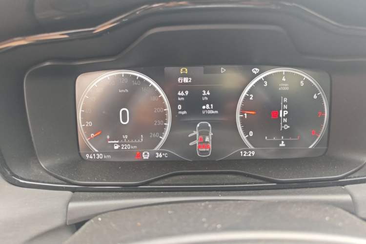 Used Lynk & Co 03 2019 1.5TD DCT JingPro Edition China VI Standard Instrument Cluster