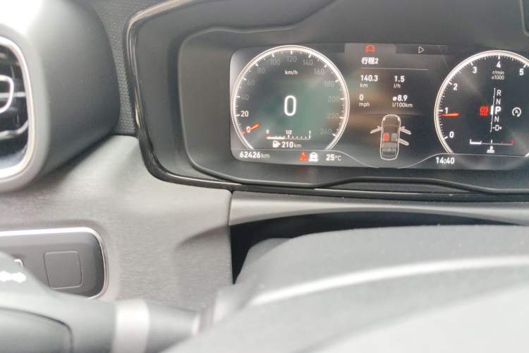 Used Lynk & Co 03 2019 2.0TD Automatic Trend Edition Odometer Close Up