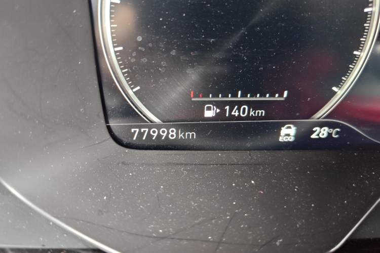 Used Lynk & Co 03 2019 2.0TD Automatic Trend Edition Odometer Close Up
