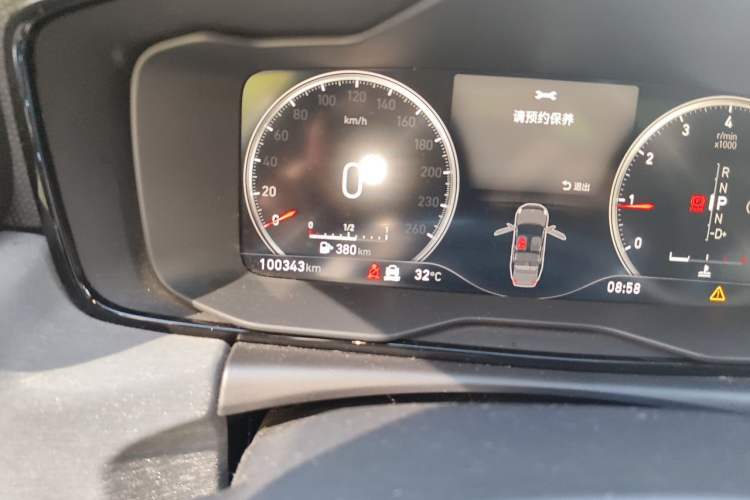 Used Lynk & Co 03 2019 2.0TD Automatic Trend Edition Odometer Close Up