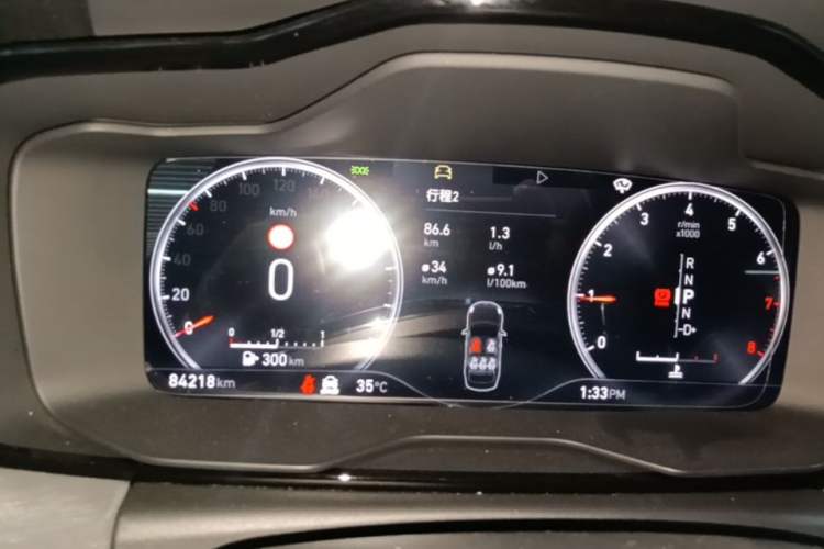 Used Lynk & Co 03 2019 1.5TD DCT JingPro Edition China VI Standard Instrument Cluster