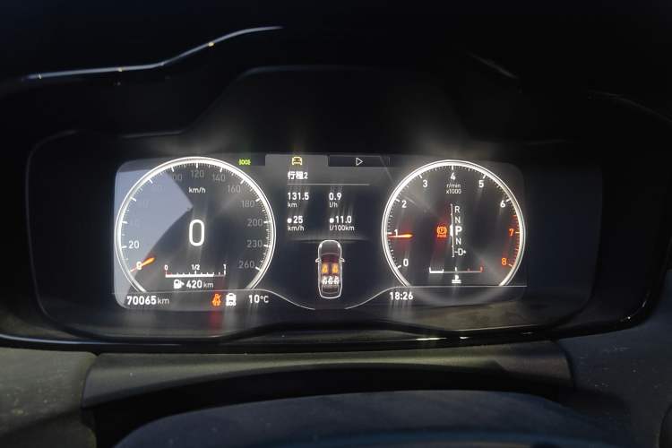Used Lynk & Co 03 2019 1.5TD DCT JingPro Edition China VI Standard Instrument Cluster