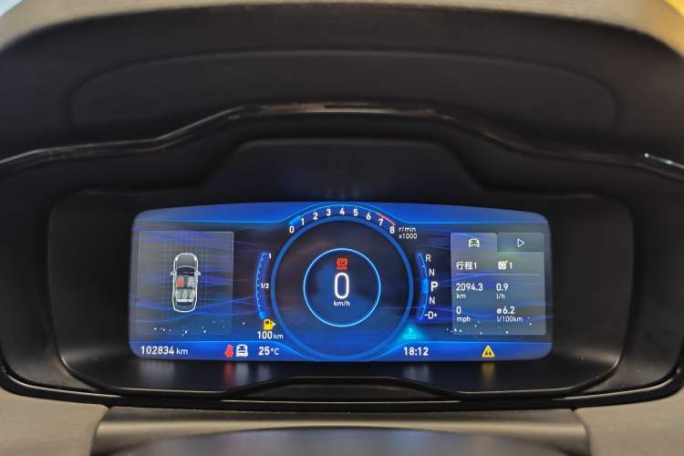 Used Lynk & Co 03 2019 1.5TD DCT JingPro Edition China VI Standard Odometer Close Up