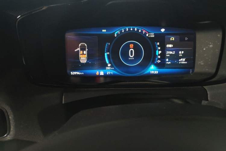 Used Lynk & Co 03 2019 2.0TD Automatic Jing Pro Edition Odometer Close Up