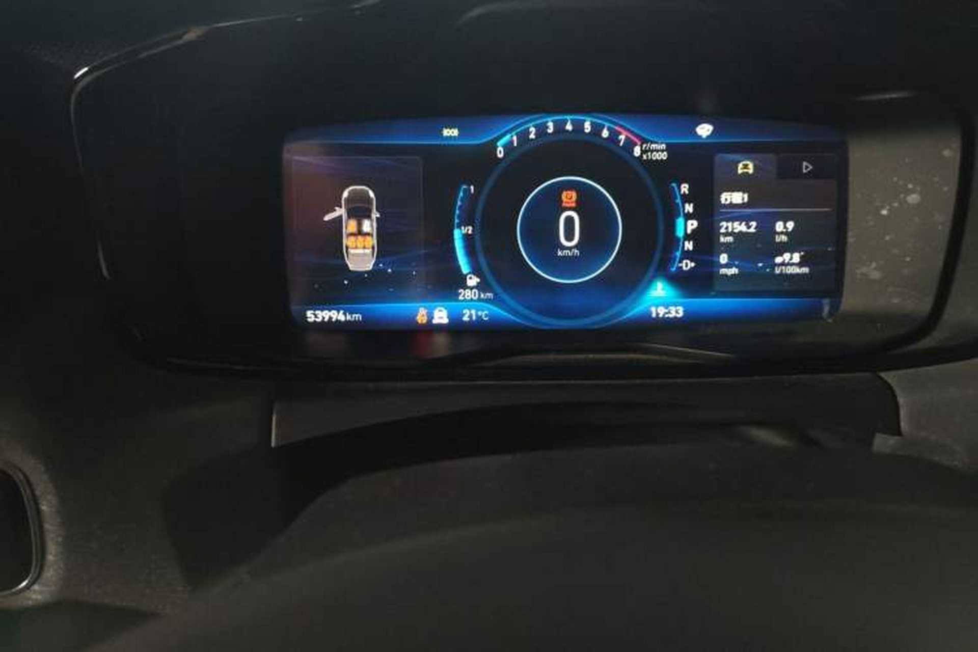 Used Lynk & Co 03 2019 2.0TD Automatic Jing Pro Edition Odometer Close Up