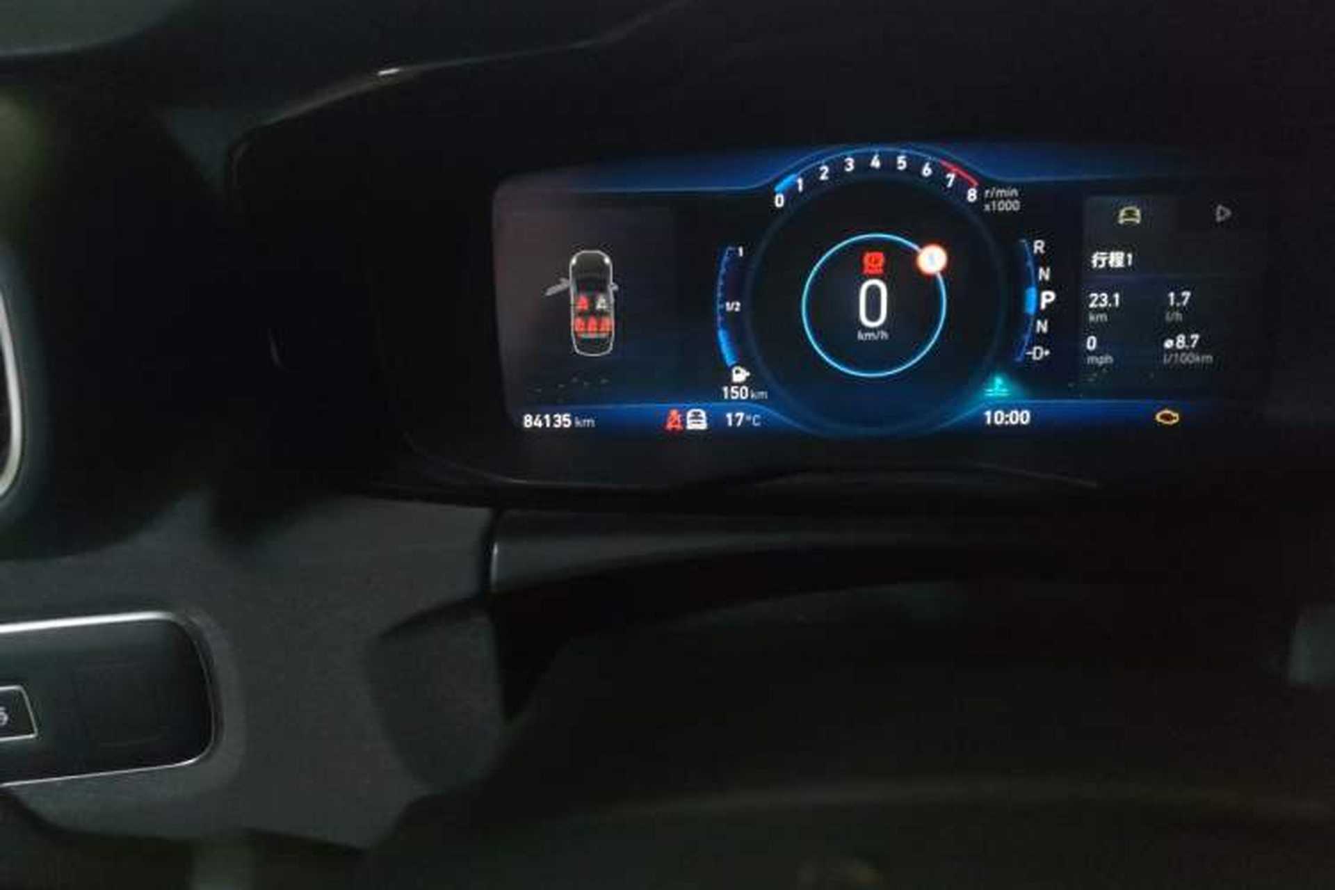 Used Lynk & Co 03 2019 2.0TD Automatic Jing Pro Edition Odometer Close Up