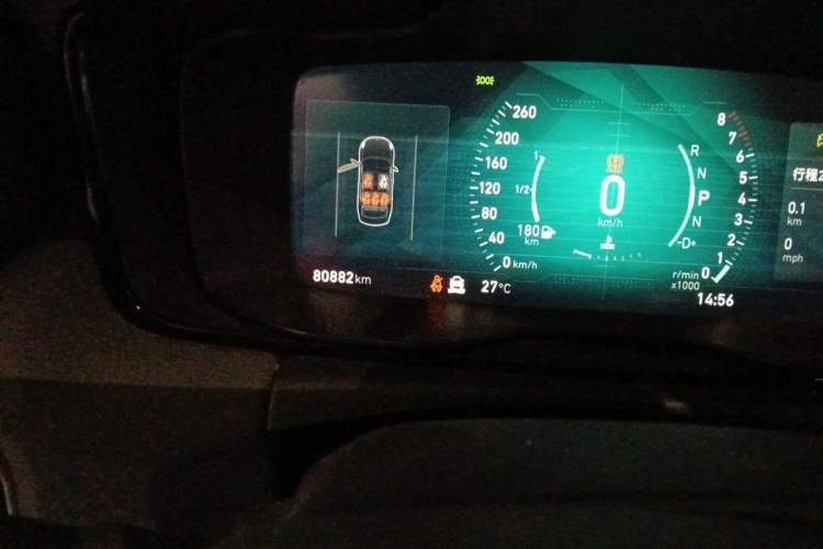 Used Lynk & Co 03 2019 2.0TD Automatic Jing Pro Edition Odometer Close Up