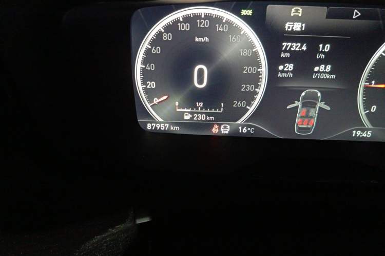 Used Lynk & Co 03 2019 1.5TD DCT JingPro Edition China VI Standard Odometer Close Up