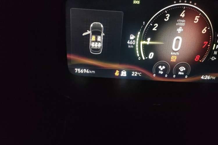 Used Lynk & Co 03 2019 03+ 2.0TD Automatic Wind-Chasing Edition Odometer Close Up