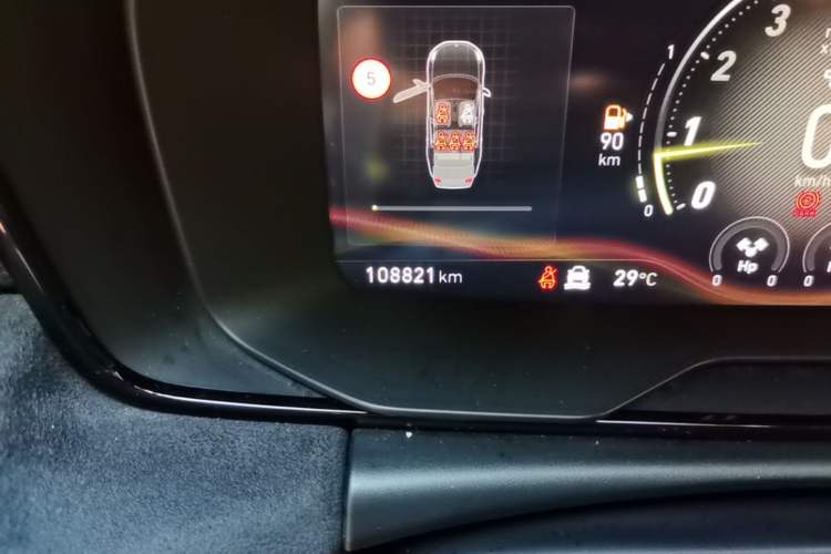 Used Lynk & Co 03 2019 03+ 2.0TD Automatic Performance Package Version Odometer Close Up