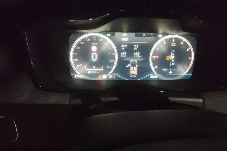 Used Lynk & Co 03 2019 1.5TD DCT JingPro Edition China VI Standard Odometer Close Up