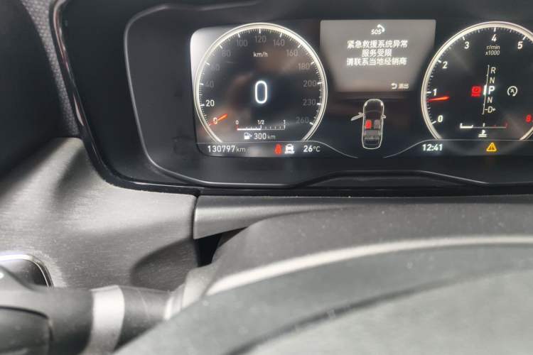 Used Lynk & Co 03 2019 2.0TD Automatic Trend Edition Odometer Close Up
