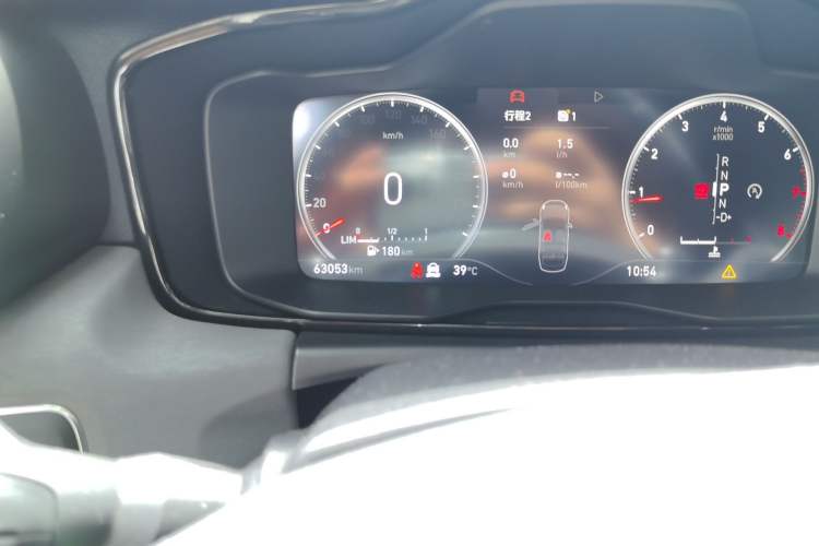 Used Lynk & Co 03 2019 2.0TD Automatic Trend Edition Odometer Close Up