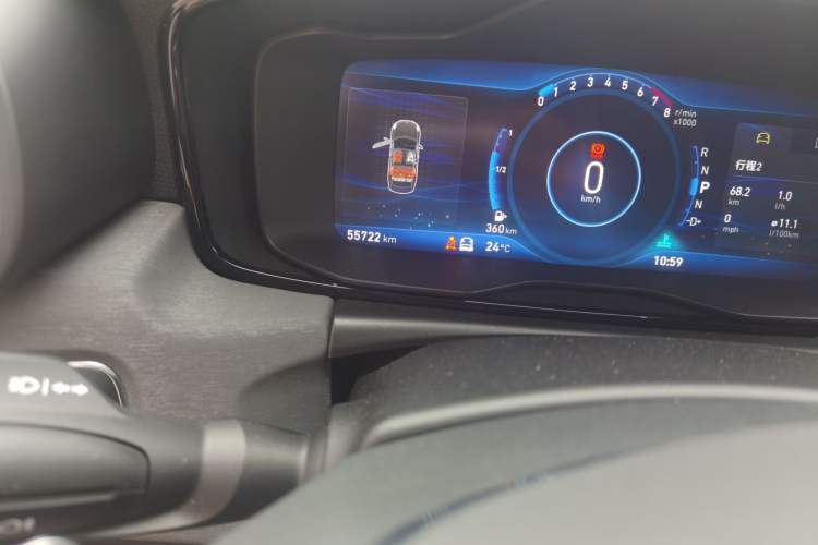 Used Lynk & Co 03 2019 2.0TD Automatic Jing Pro Edition Odometer Close Up