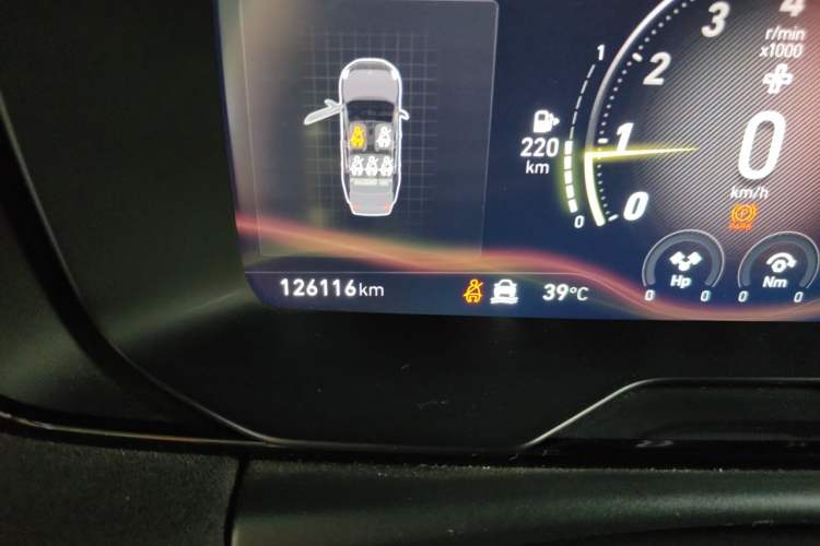 Used Lynk & Co 03 2019 03+ 2.0TD Automatic Wind-Chasing Edition Odometer Close Up