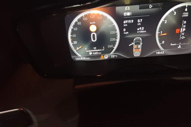 Used Lynk & Co 03 2019 2.0TD Automatic Jing Pro Edition Odometer Close Up