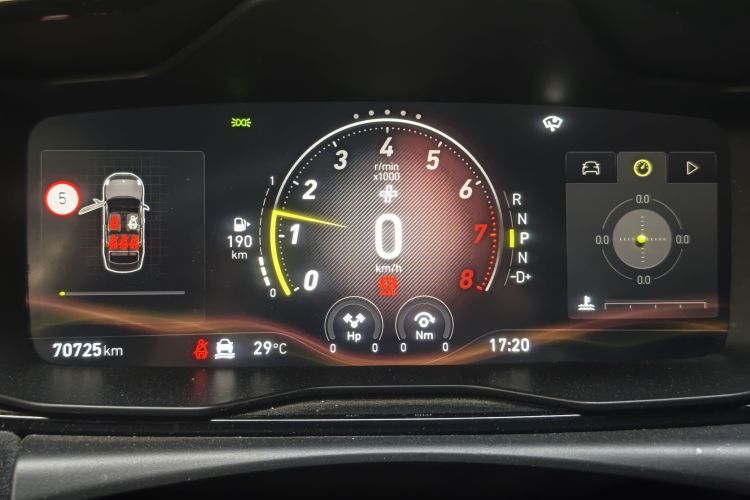 Used Lynk & Co 03 2019 03+ 2.0TD Automatic Wind-Chasing Edition Odometer Close Up
