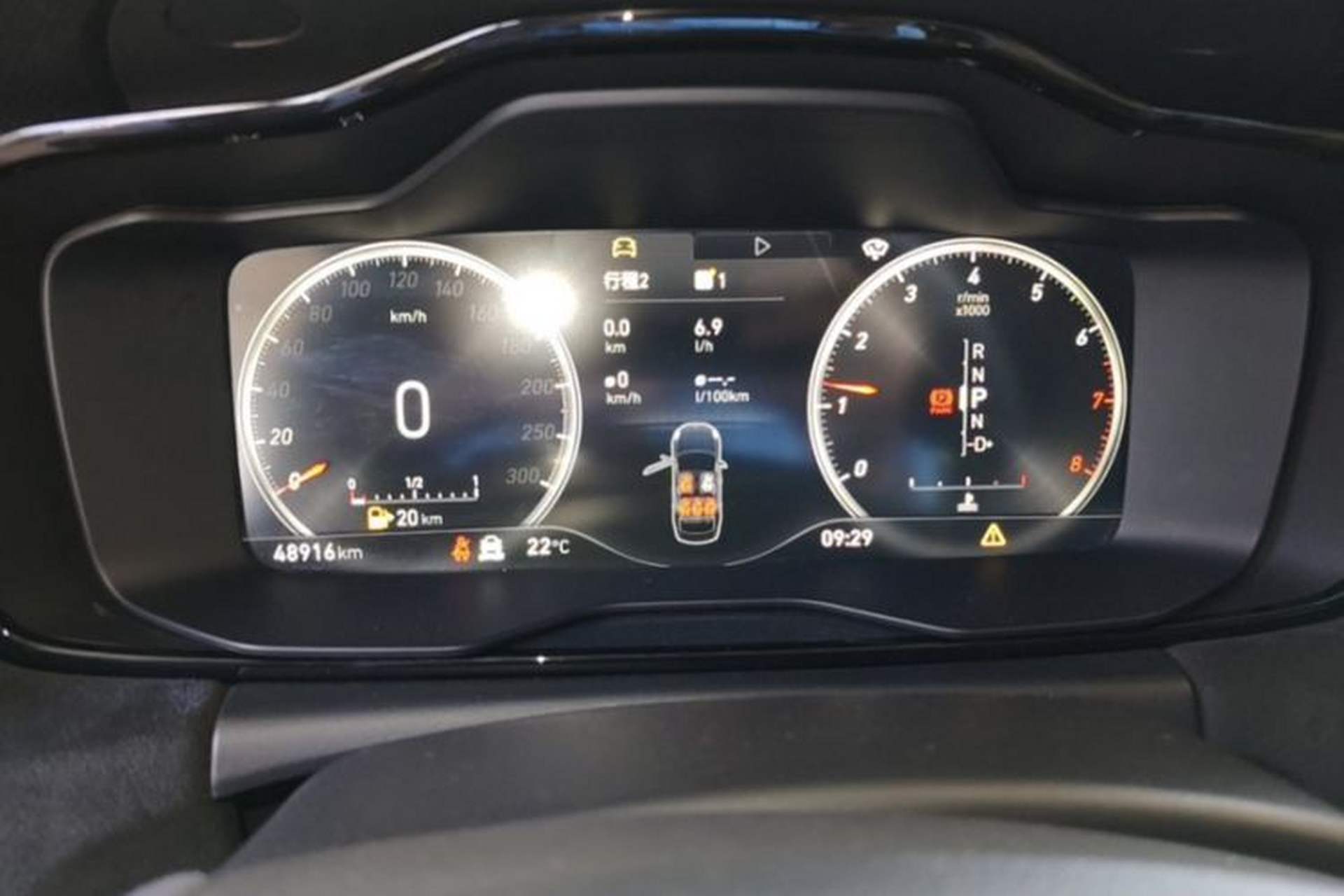 Used Lynk & Co 03 2019 03+ 2.0TD Automatic Wind-Chasing Edition Odometer Close Up