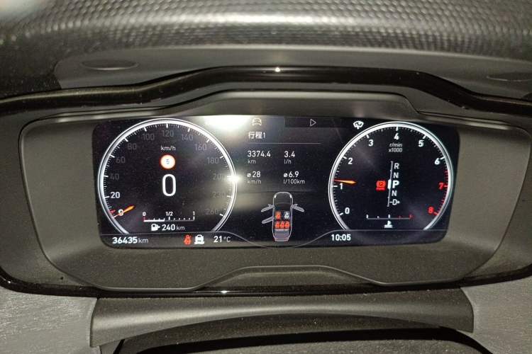 Used Lynk & Co 03 2020 1.5TD DCT JingPro Edition Odometer Close Up