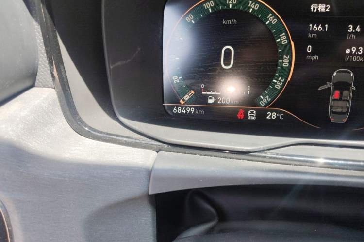 Used Lynk & Co 03 2021 1.5TD DCT Jing Champion Edition Odometer Close Up
