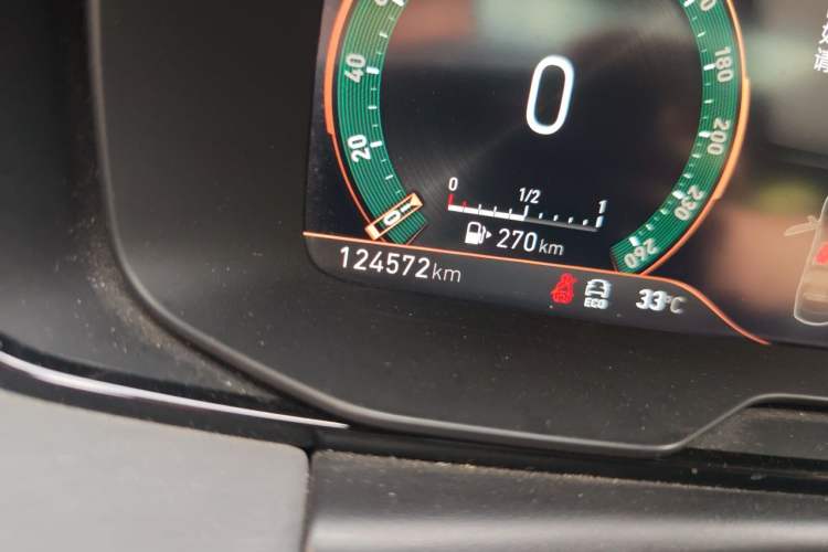 Used Lynk & Co 03 2021 1.5TD DCT Jing Champion Edition Odometer Close Up