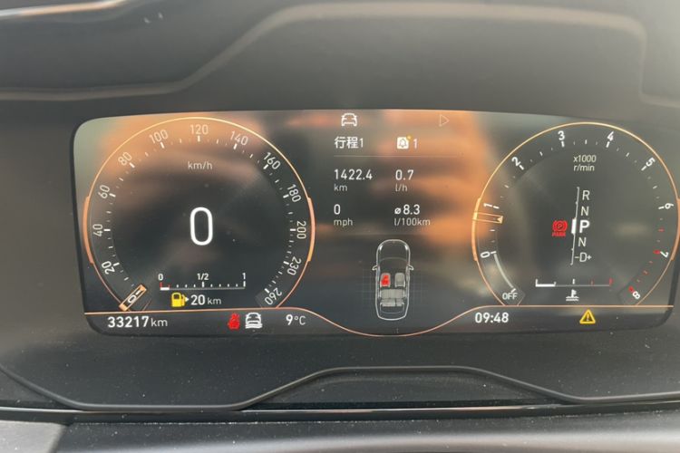Used Lynk & Co 03 2021 2.0TD Automatic Jing Plus Odometer Close Up