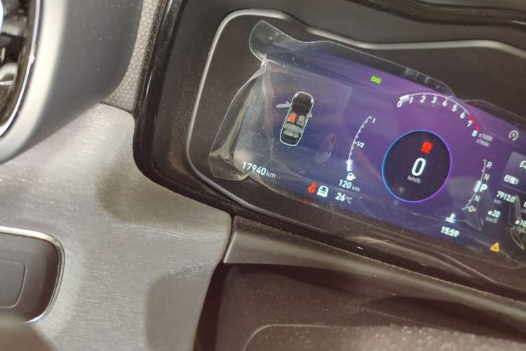 Used Lynk & Co 03 2021 2.0TD Automatic Jing Plus Odometer Close Up