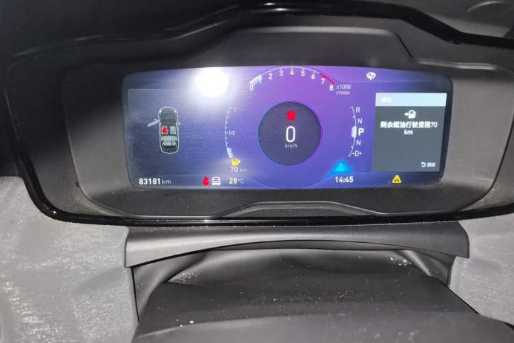 Used Lynk & Co 03 2021 1.5TD DCT JingPlus Odometer Close Up