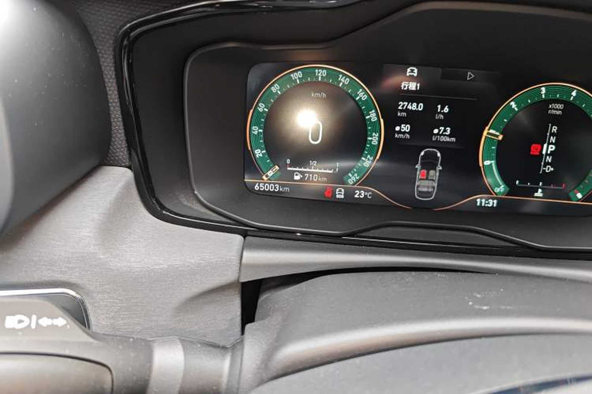 Used Lynk & Co 03 2021 2.0TD Automatic Trendy Champion Edition Odometer Close Up