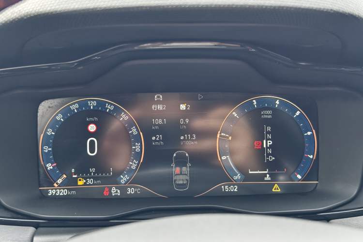 Used Lynk & Co 03 2021 1.5TD DCT Jing Champion Edition Odometer Close Up