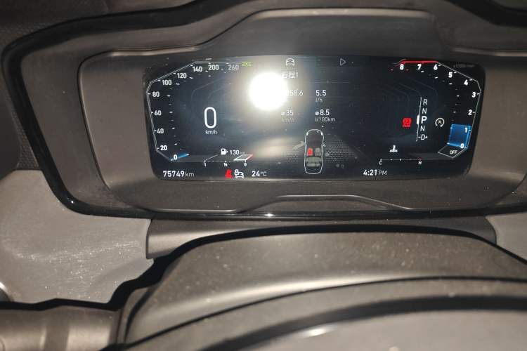 Used Lynk & Co 03 2021 2.0TD Automatic Jing Plus Odometer Close Up