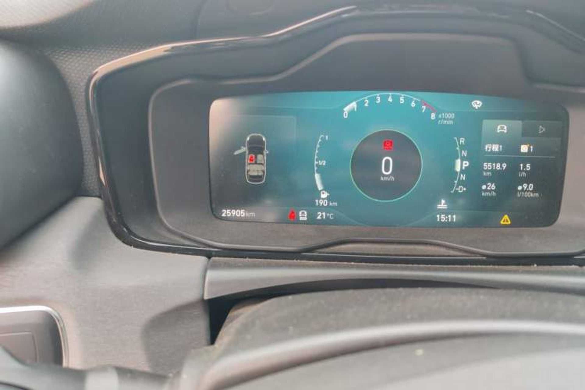Used Lynk & Co 03 2021 1.5TD DCT Jing Champion Edition Odometer Close Up