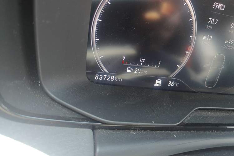 Used Lynk & Co 03 2021 2.0TD Automatic Jing Plus Odometer Close Up