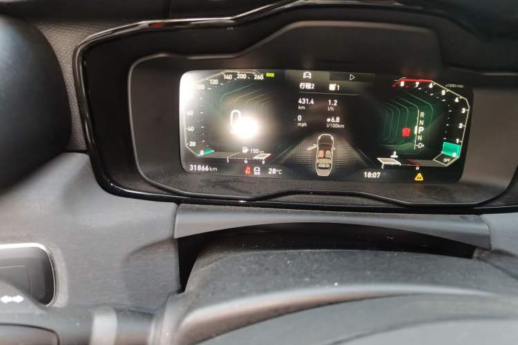 Used Lynk & Co 03 2021 2.0TD Automatic Jing Plus Odometer Close Up