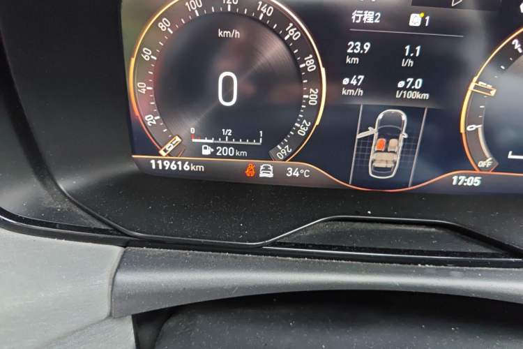 Used Lynk & Co 03 2021 2.0TD Automatic Trendy Champion Edition Odometer Close Up