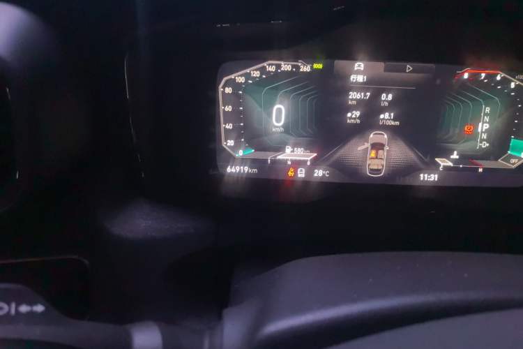 Used Lynk & Co 03 2021 2.0TD Automatic Trendy Champion Edition Odometer Close Up