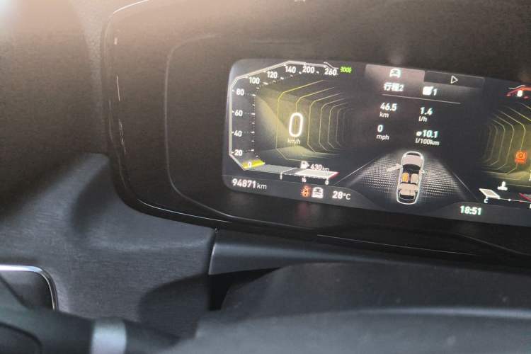 Used Lynk & Co 03 2021 2.0TD Automatic Trendy Champion Edition Odometer Close Up