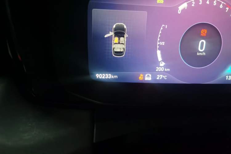 Used Lynk & Co 03 2021 1.5TD DCT Jing Champion Edition Odometer Close Up