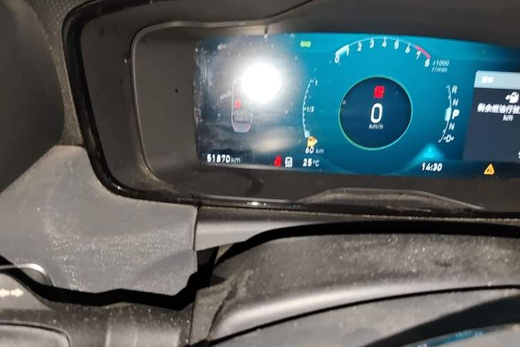 Used Lynk & Co 03 2021 1.5TD DCT Jing Champion Edition Odometer Close Up