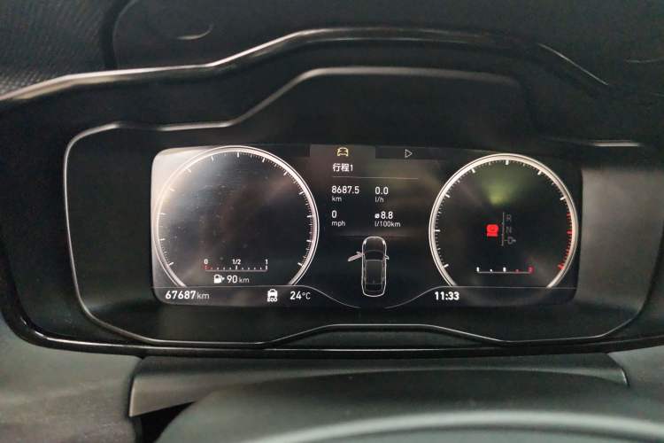 Used Lynk & Co 03 2021 2.0TD Automatic Trendy Champion Edition Odometer Close Up